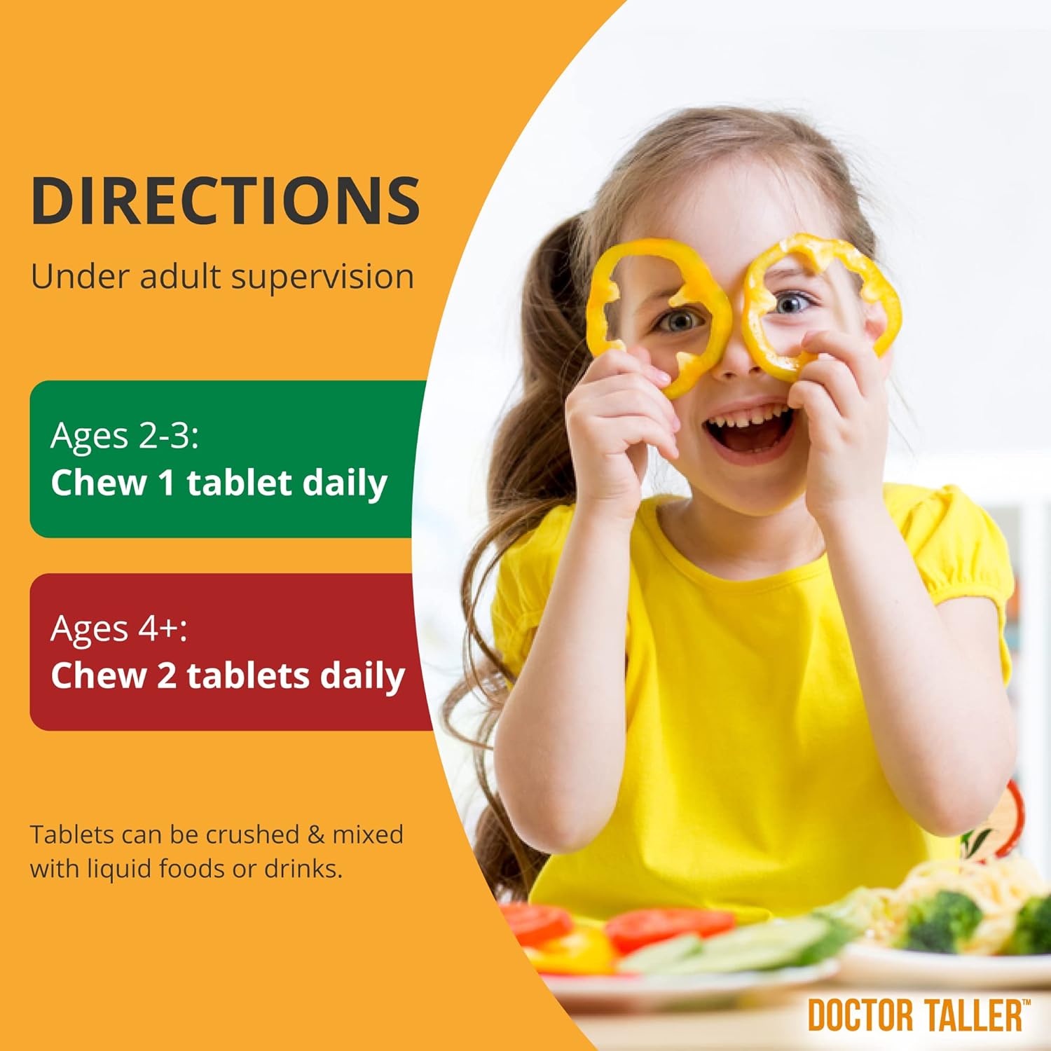 Height Growth Bundle for Kids: Protein Powder & Chewable Tablets - Support Strong Growth with NuBest & Doctor Taller Supplements