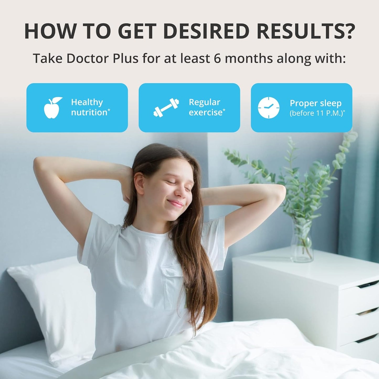 Height Growth Formula for Children and Teens - NuBest Doctor Plus 3 Pack - Supports Growth with Calcium, Vitamins D3 & K2 - Immunity Boost