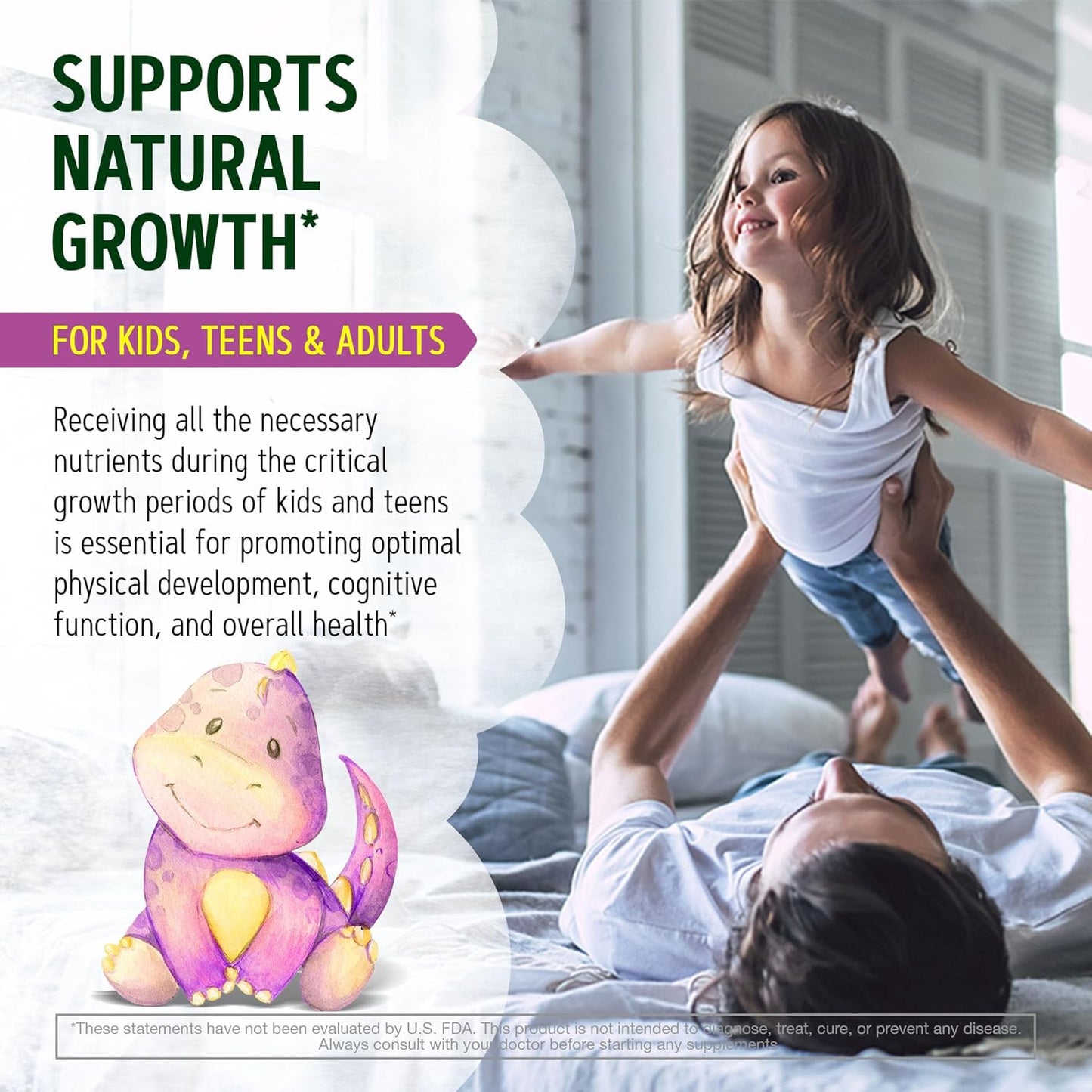 Height Growth Maximizer Pack of 2 - Natural USA-Made Supplement for Adults, Teens & Kids - Bone Growth & Vitamins for Height Increase - Grow Taller Pills for Boys & Girls