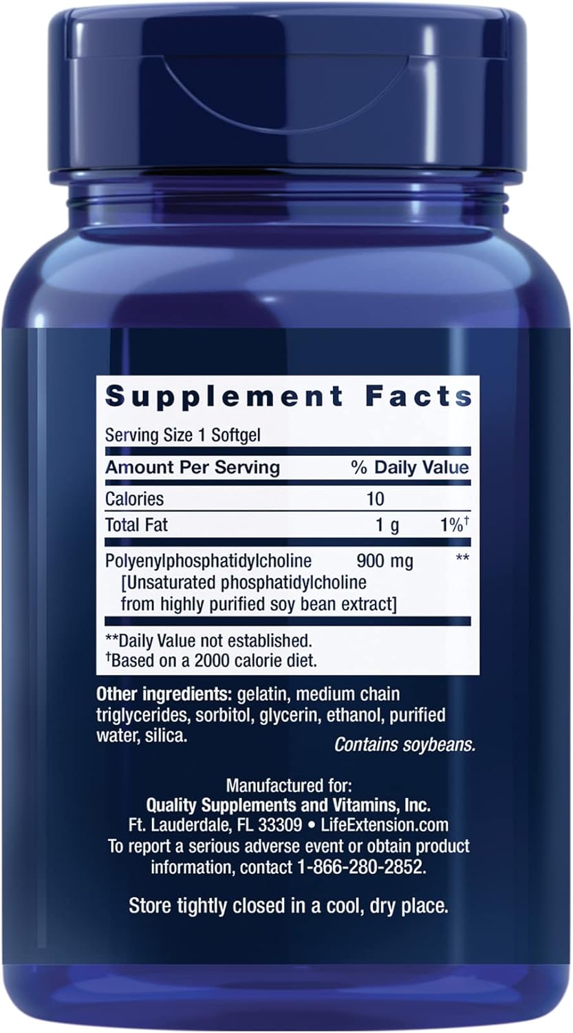 HepatoPro 900mg Polyunsaturated Phosphatidylcholine Softgels for Liver Health & Detox, Antioxidant Support, Gluten-Free & Non-GMO - 60 Count