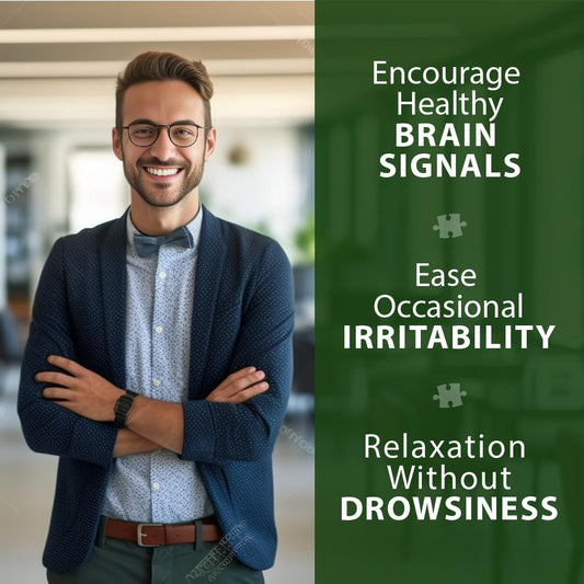 HERB-E-CONCEPT LTO3 Original Capsules with L-Theanine, Omega-3, and Skullcap - Enhances Focus, Mental Clarity, and Positive Mood (90 Capsules)