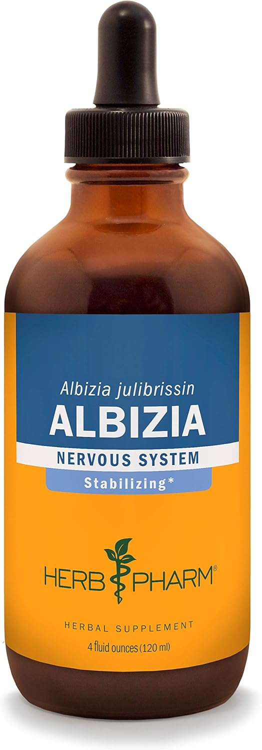 Herb Pharm Albizia Liquid Extract - 4 Ounce Bottle for Nervous System Support