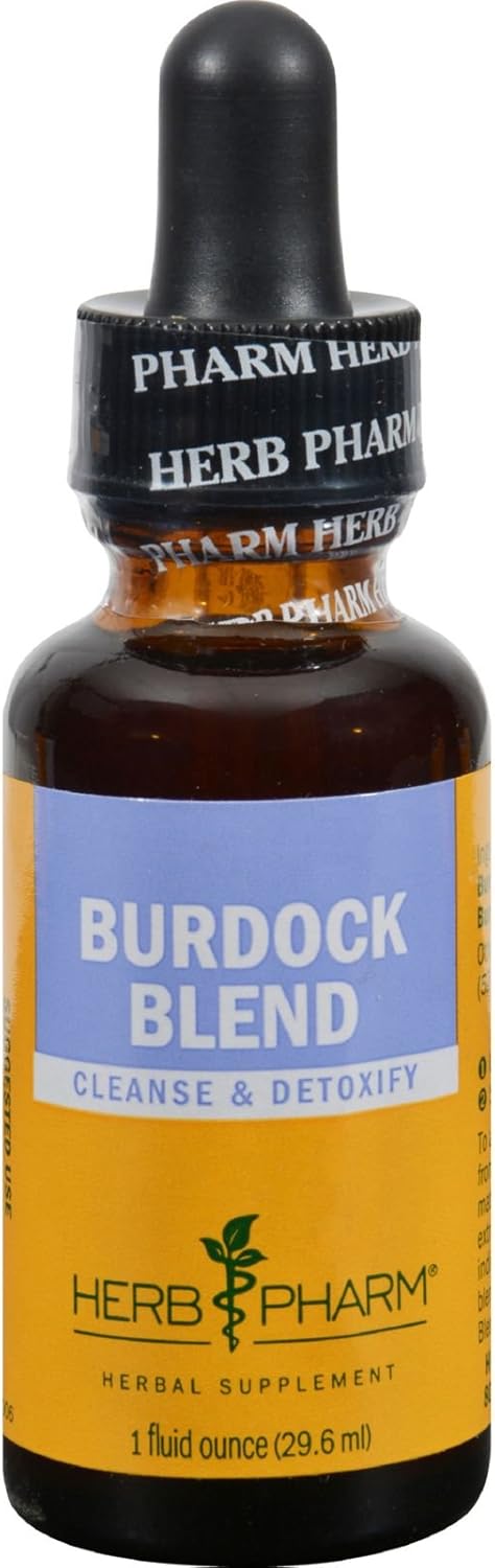 Herb Pharm Burdock Blend Liquid Extract for Cleansing & Detox - 1 oz