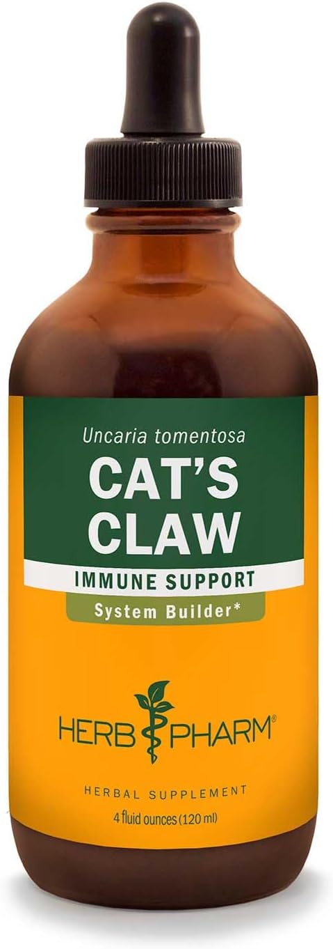 Herb Pharm Cat's Claw Extract - 4 Ounce Bottle for Immune System Support