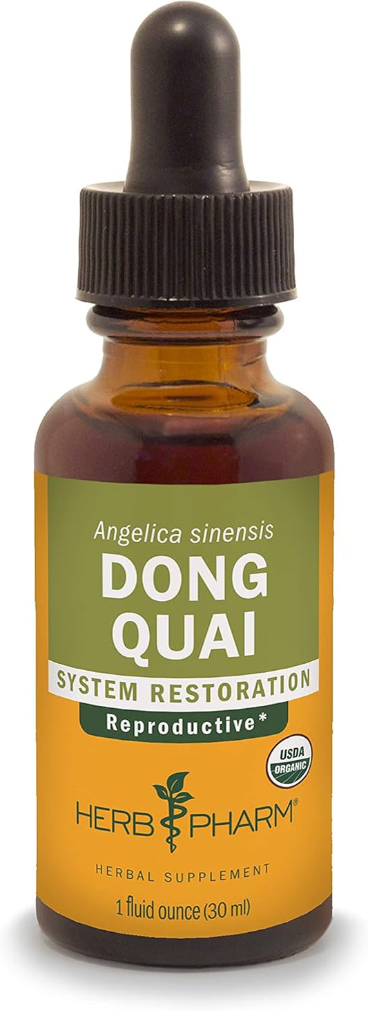 Herb Pharm Dong Quai Liquid Extract - Female Reproductive System Support - 1 Fl Oz Bottle