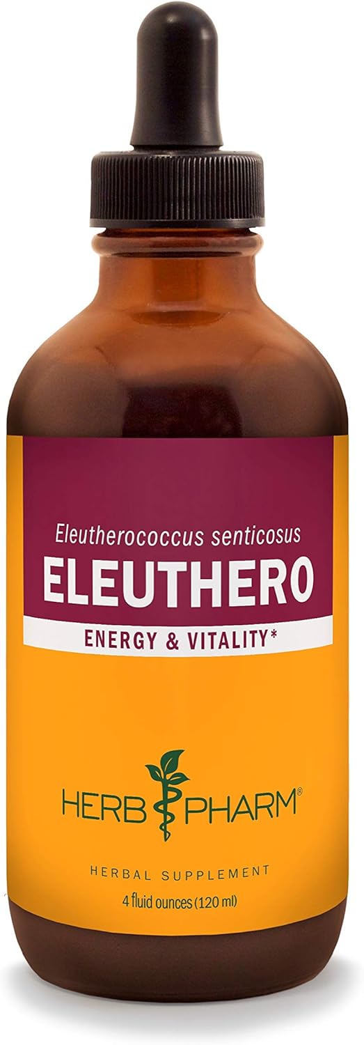 Herb Pharm Eleuthero Root Liquid Extract - Energy & Stamina Support - 4 oz