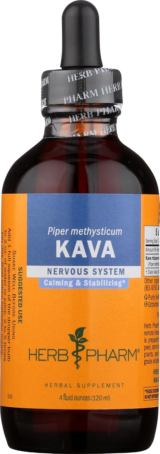 Herb Pharm Kava Extract - 4 Fluid Ounces - Pharmaceutical Grade