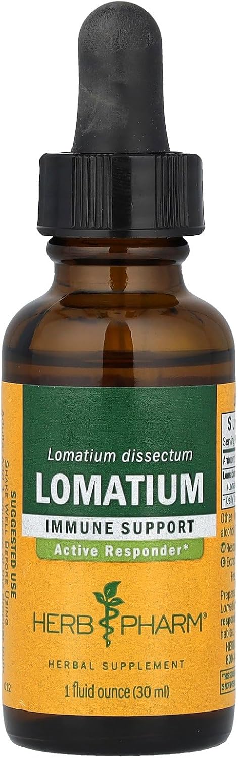 Herb Pharm Lomatium Liquid Extract 1oz for Immune System Boost