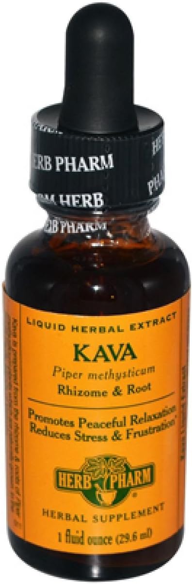 Herb Pharm Pharma Kava Extract - 1 oz Bottle - Pure Kavalactone Supplement
