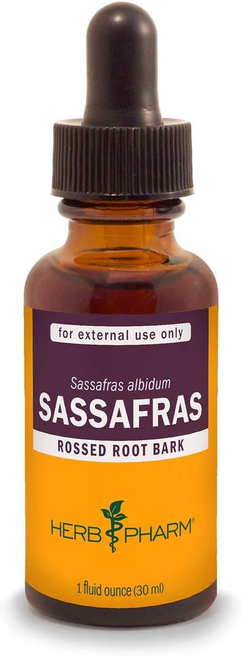 Herb Pharm Sassafras Root Bark Extract - 1oz Liquid Formula