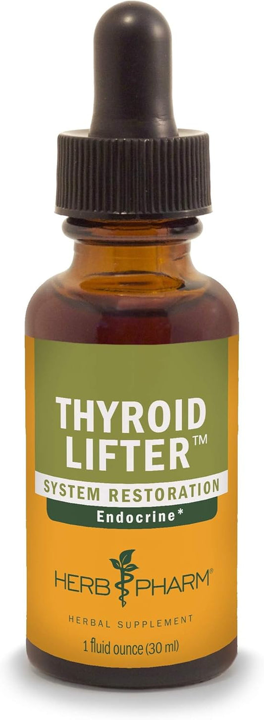 Herb Pharm Thyroid Lifter Liquid Herbal Formula for Endocrine System Support - 1 oz - Boost Thyroid Health with Herbal Formula
