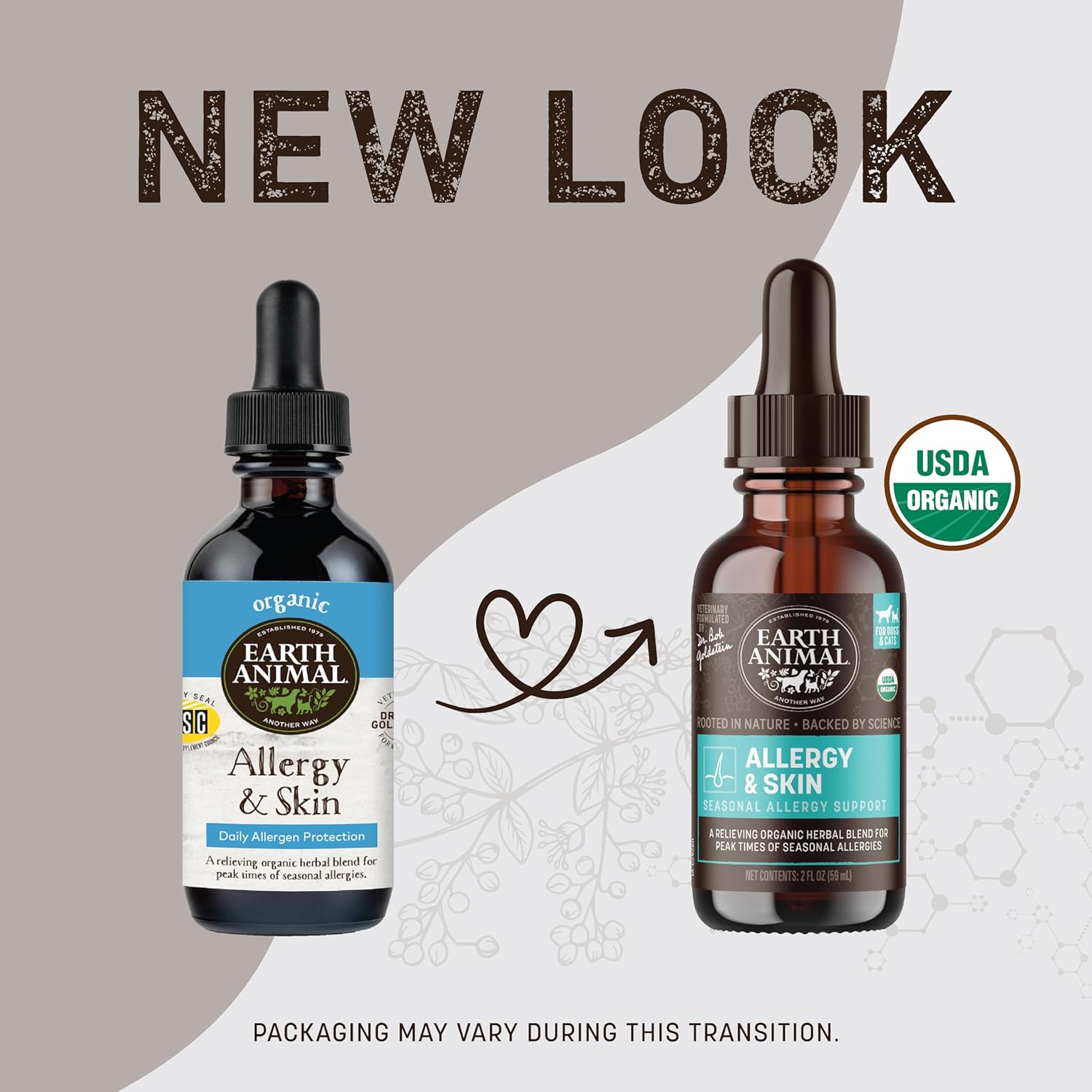 Herbal Allergy and Skin Remedies for Pets | 2 fl oz Bottle