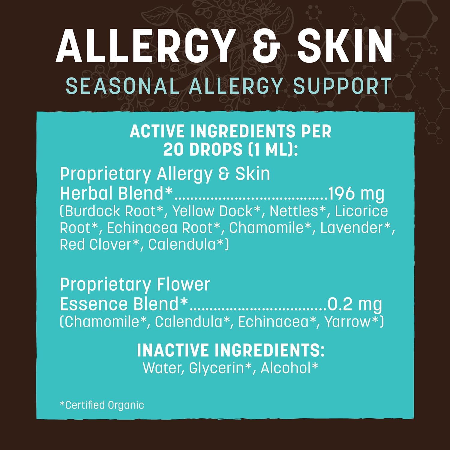 Herbal Allergy and Skin Remedies for Pets | 2 fl oz Bottle