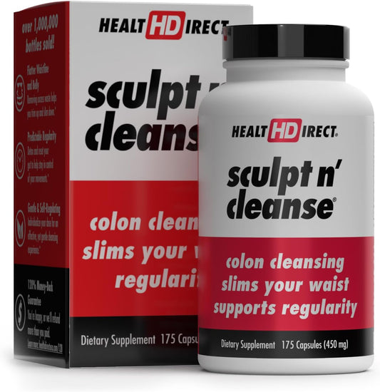 Herbal Colon Cleanse Supplement for Digestive Health & Regularity - Natural Detox & Gut Flush - 175 Veggie Capsules by HEALTH DIRECT - BoostGo Australia
