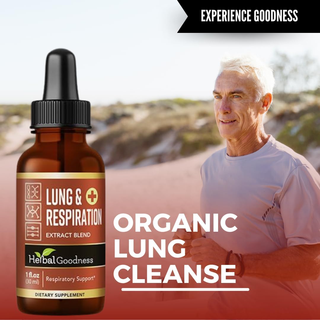 Herbal Goodness Mullein Leaf Extracts for Lung Health and Immune Support - 1oz Bottle