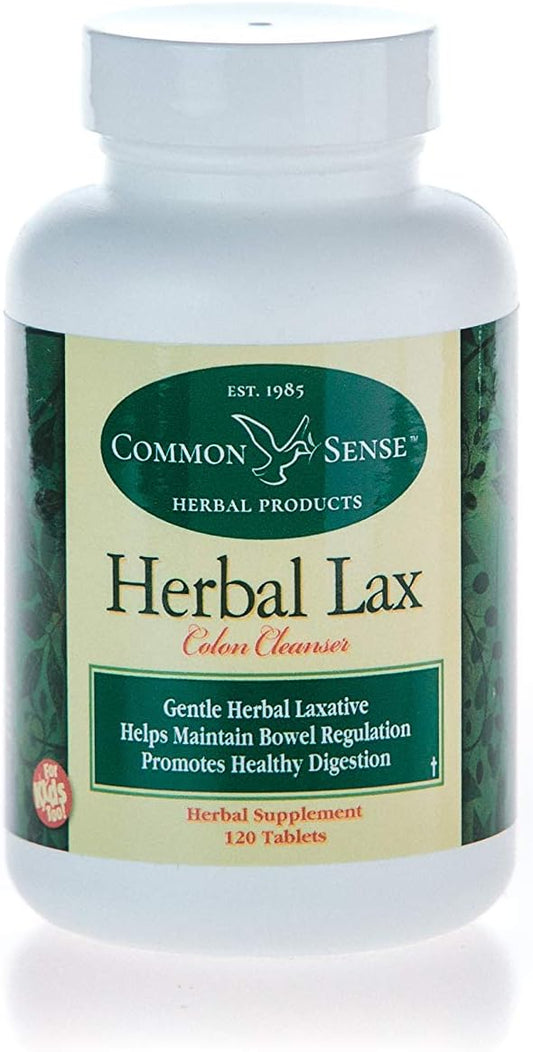 Herbal Lax Colon Cleanser Tablets - Natural Herbal Products for Gut Health - 120 Count