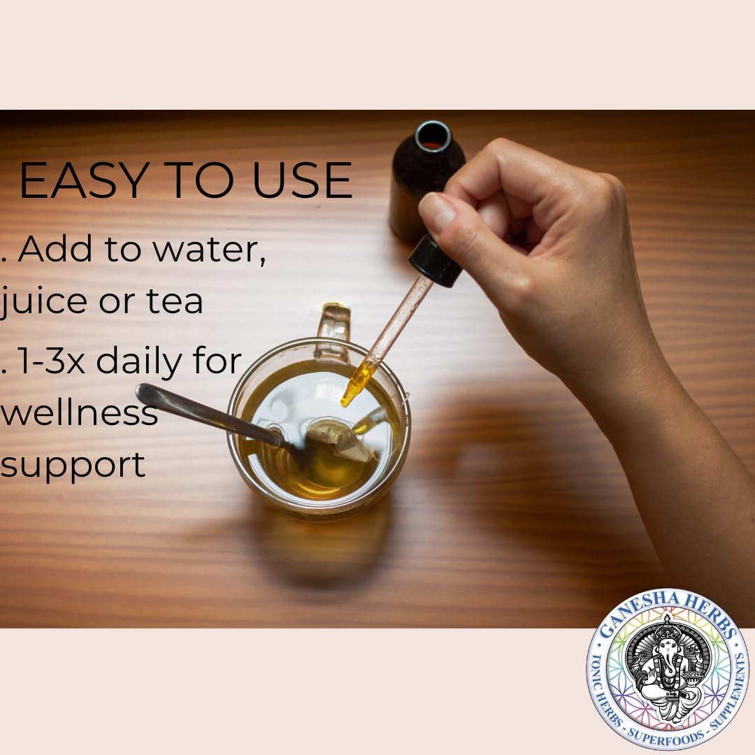 Herbal Liquid Tincture with Pine Needle for Shikimic Acid Extraction - 2 Oz Bottle