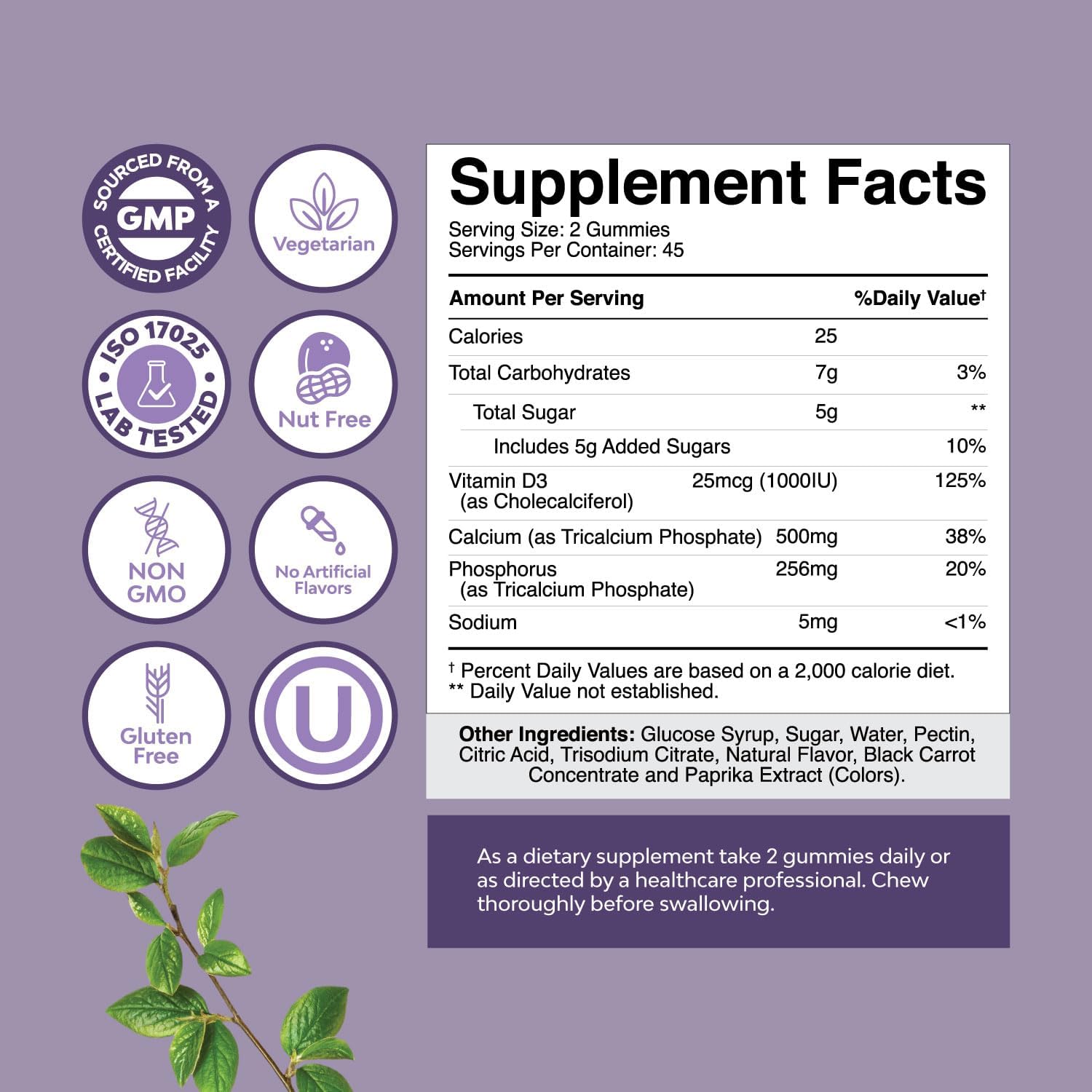 Herbal Menopause Supplement and High Absorption Calcium Gummies Bundle for Estrogen Balance and Bone Health - Vitamin D Immune Support