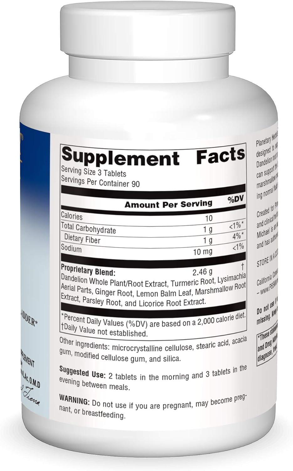 Herbal Support for Kidney and Gallbladder - 270 Count by PLANETARY HERBALS