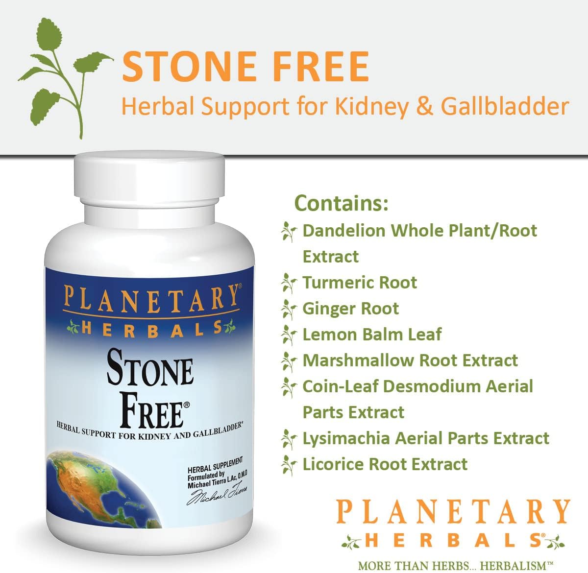 Herbal Support for Kidney and Gallbladder - 270 Count by PLANETARY HERBALS