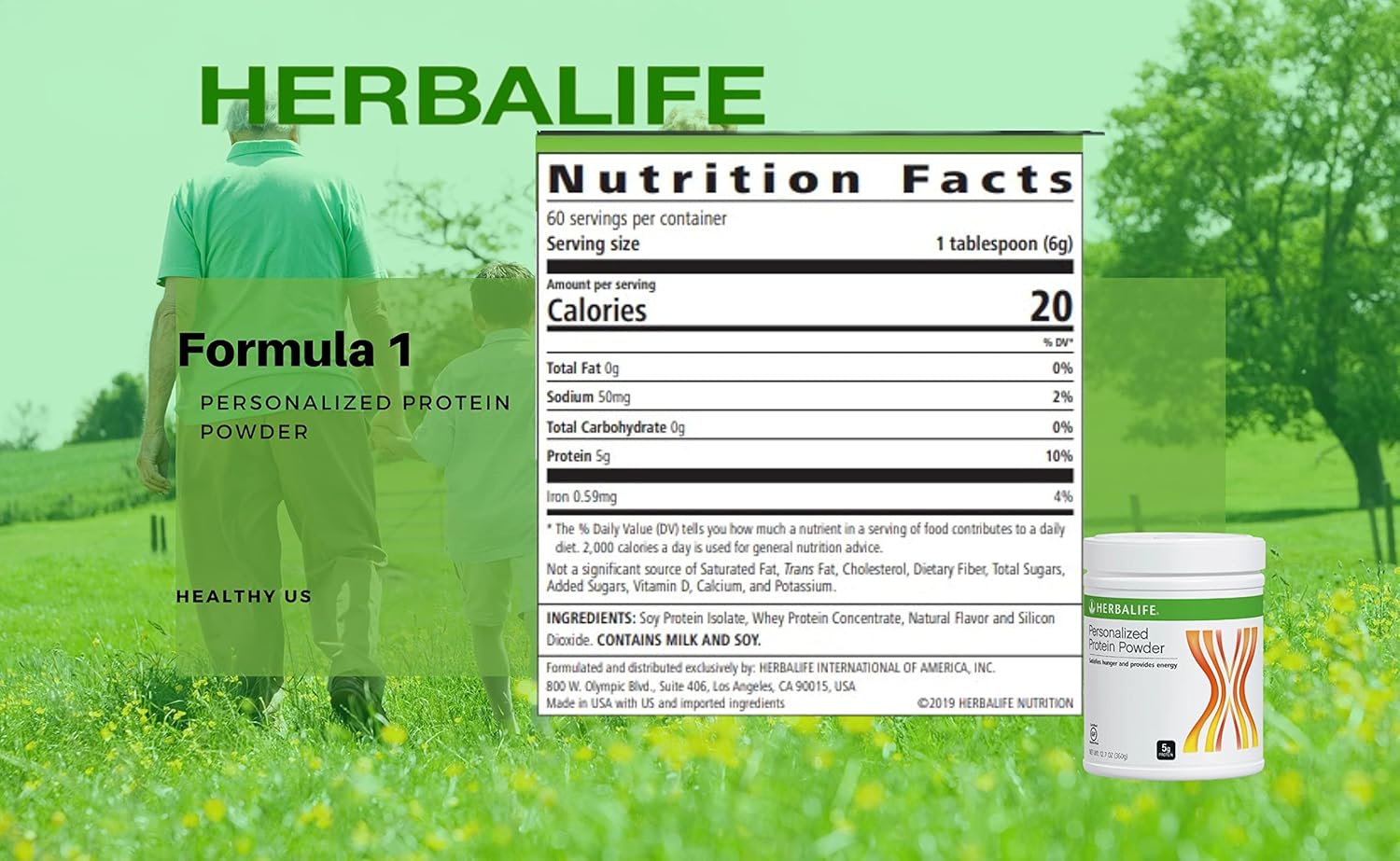 Herbalife Formula 1 Strawberry Cheesecake Combo with Aloe Concentrate, Protein Powder, and Herbal Tea Concentrate