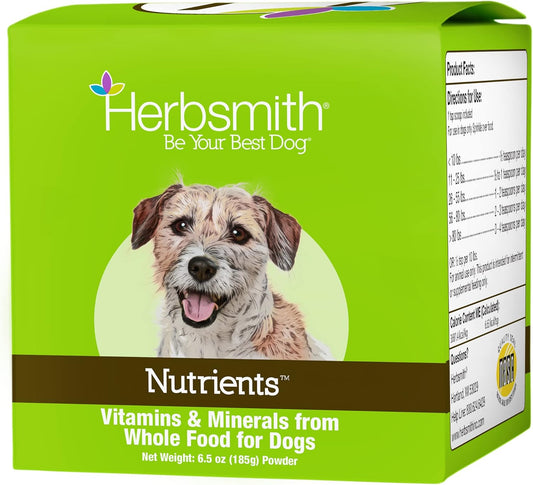 Herbsmith Superfood Dog Multivitamin with Whole Foods for Puppies to Seniors - 6.5 oz