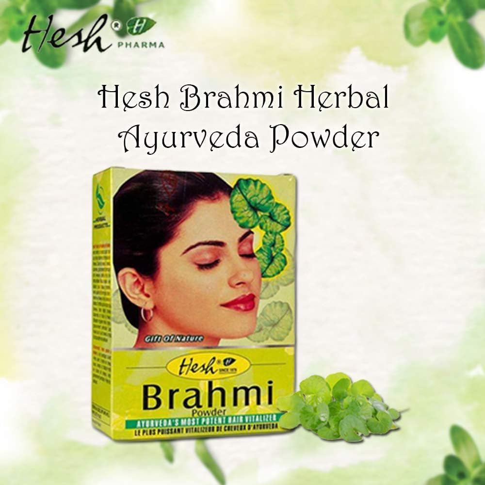 Hesh Pharma Brahmi Powder for Healthy Hair and Scalp