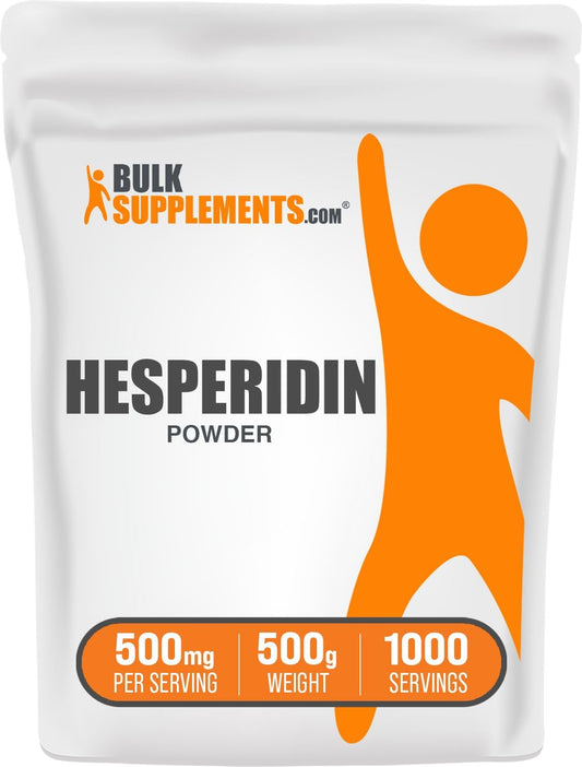 Hesperidin Powder 500mg - Vegan & Gluten Free Herbal Supplement - 500g (1.1 lbs) - BulkSupplements