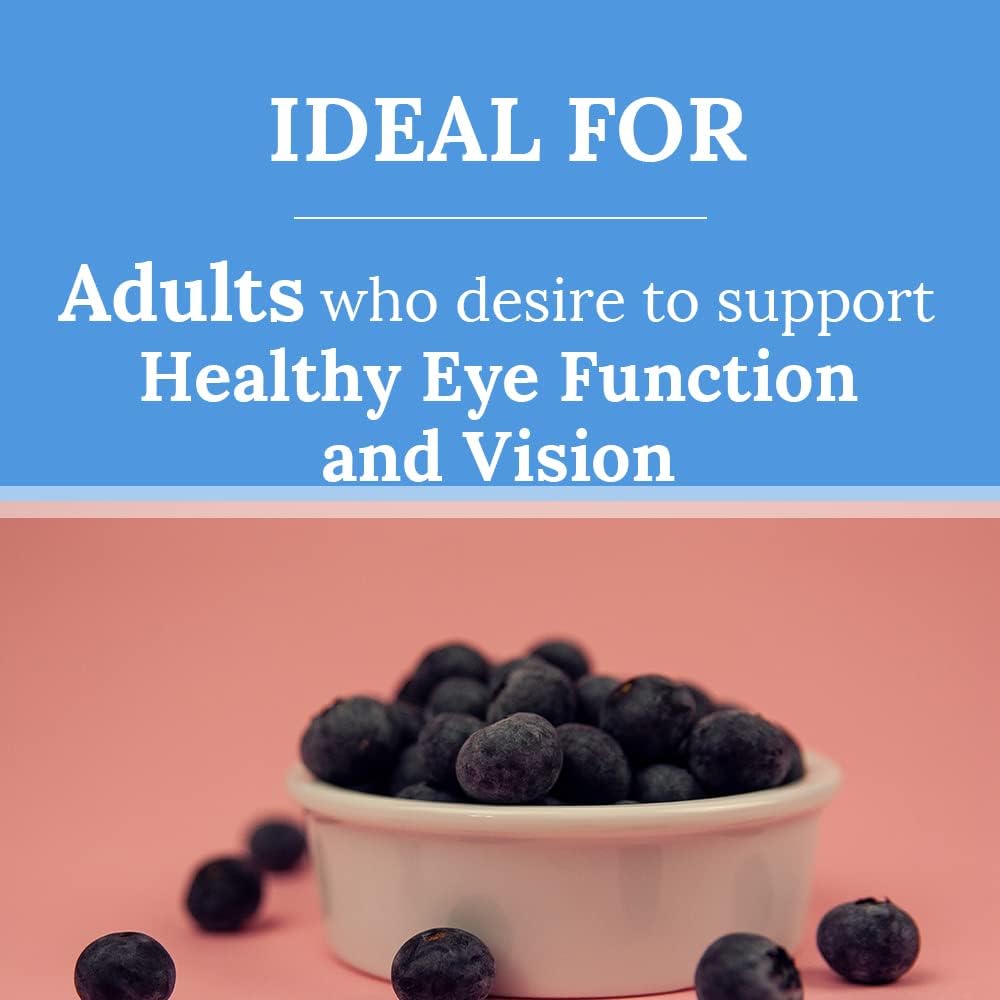 Hi Well Premium Bilberry 36000 + Lutein 12mg Capsules - Pure & Natural New Zealand Formula