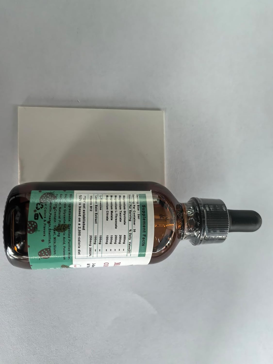High Absorption 5-in-1 Magnesium Drops - 1000mg Magnesium Glycinate, L-Threonate, Citrate, Taurate, Malate, L-Theanine Liquid Formula - BoostGo Australia