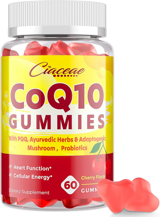 High Absorption Ciaceae CoQ10 400 mg Gummies for Optimal Health Benefits