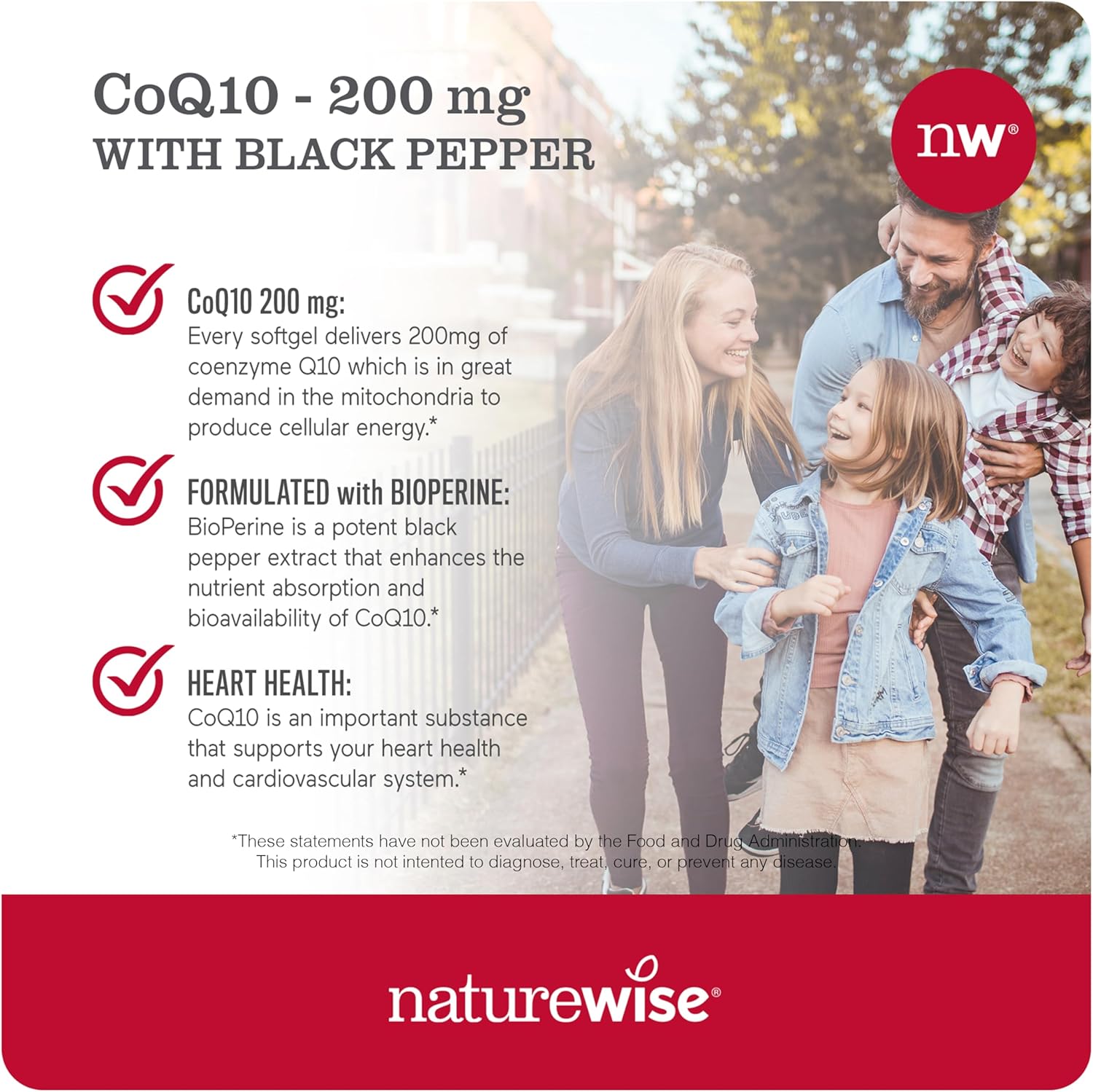 High Absorption CoQ10 200mg Softgels with BioPerine - Heart Health Antioxidant - Vegan, Non-GMO - 200 Count, 200-Day Supply