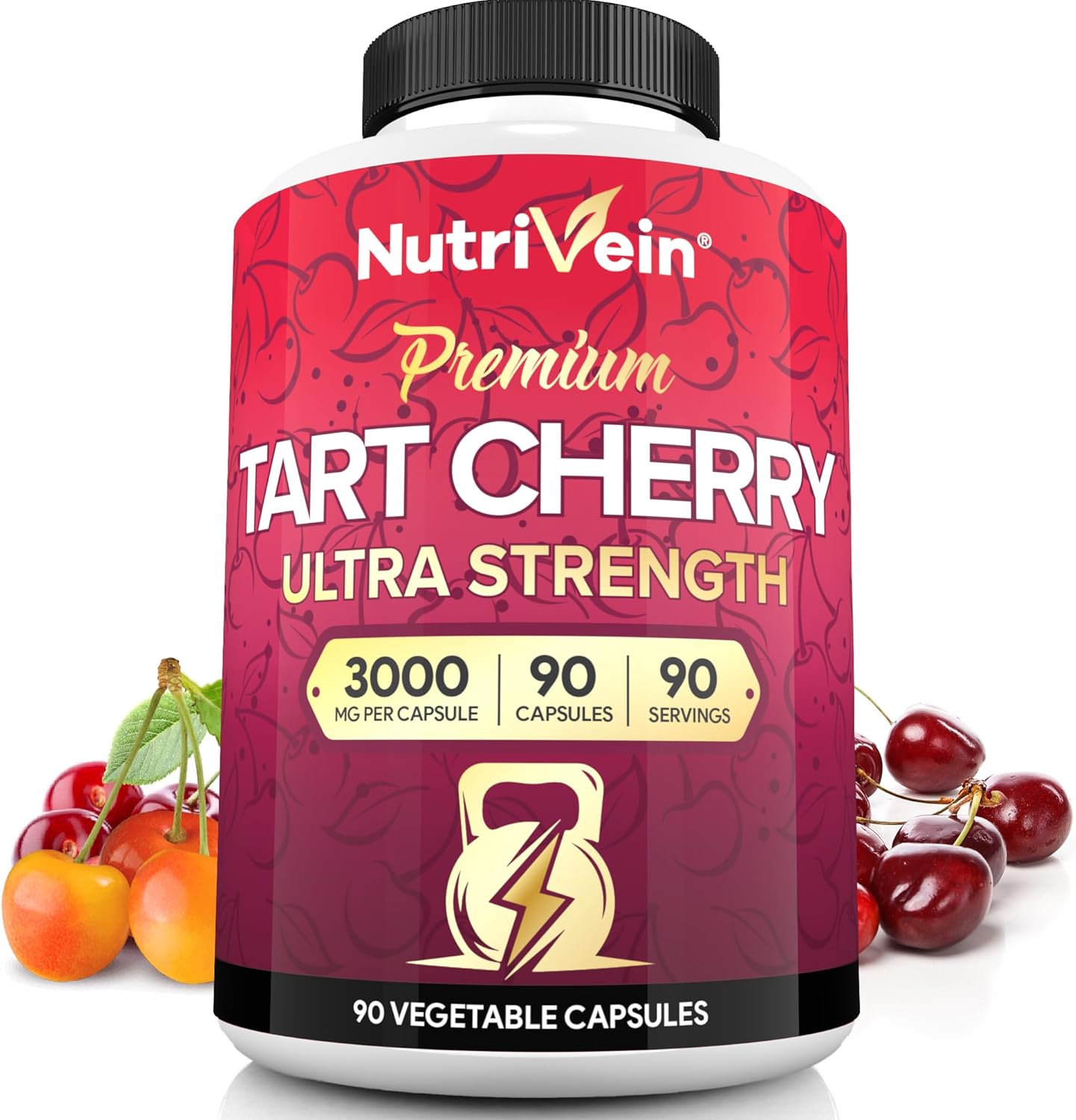 High-Absorption Liposomal Glutathione & Tart Cherry Capsules Bundle for Detox & Recovery - Nutrivein Premium Supplement