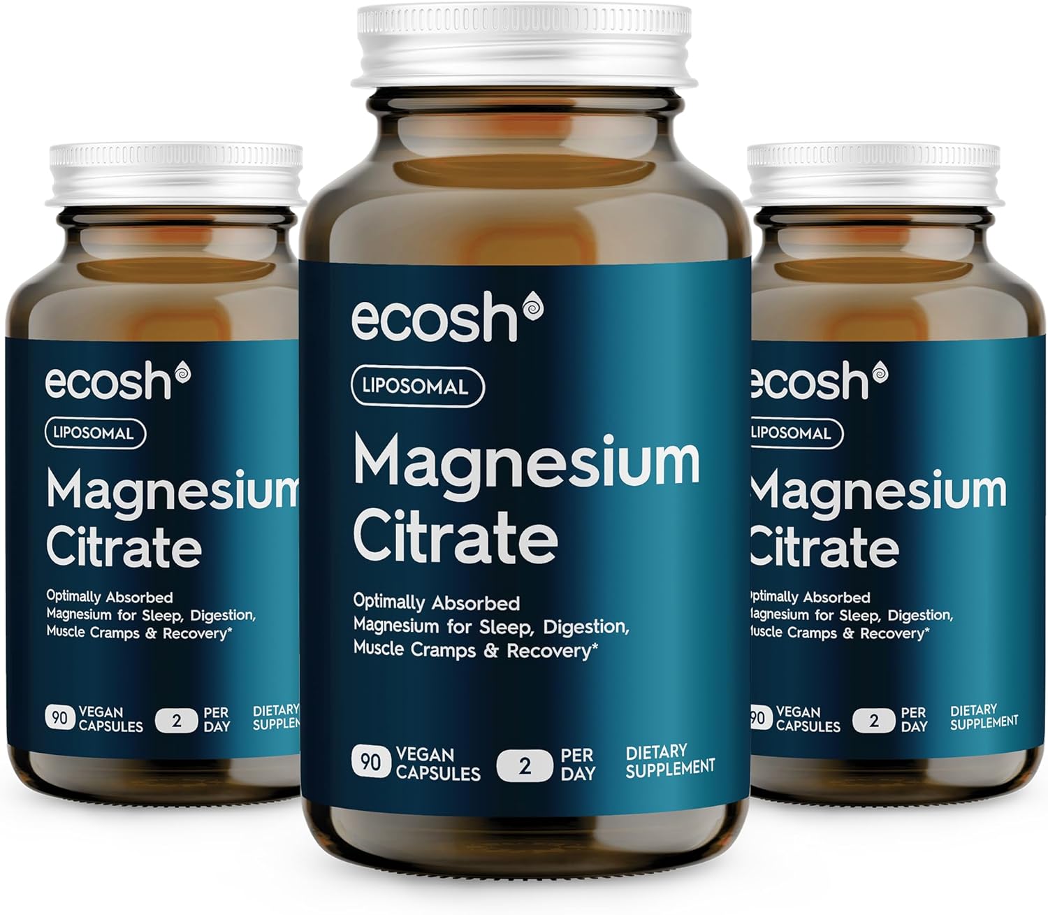 High Absorption Liposomal Magnesium Citrate Capsules for Constipation, Sleep, Muscle Cramps & Recovery | 270 ct Veg Capsules | Non-GMO