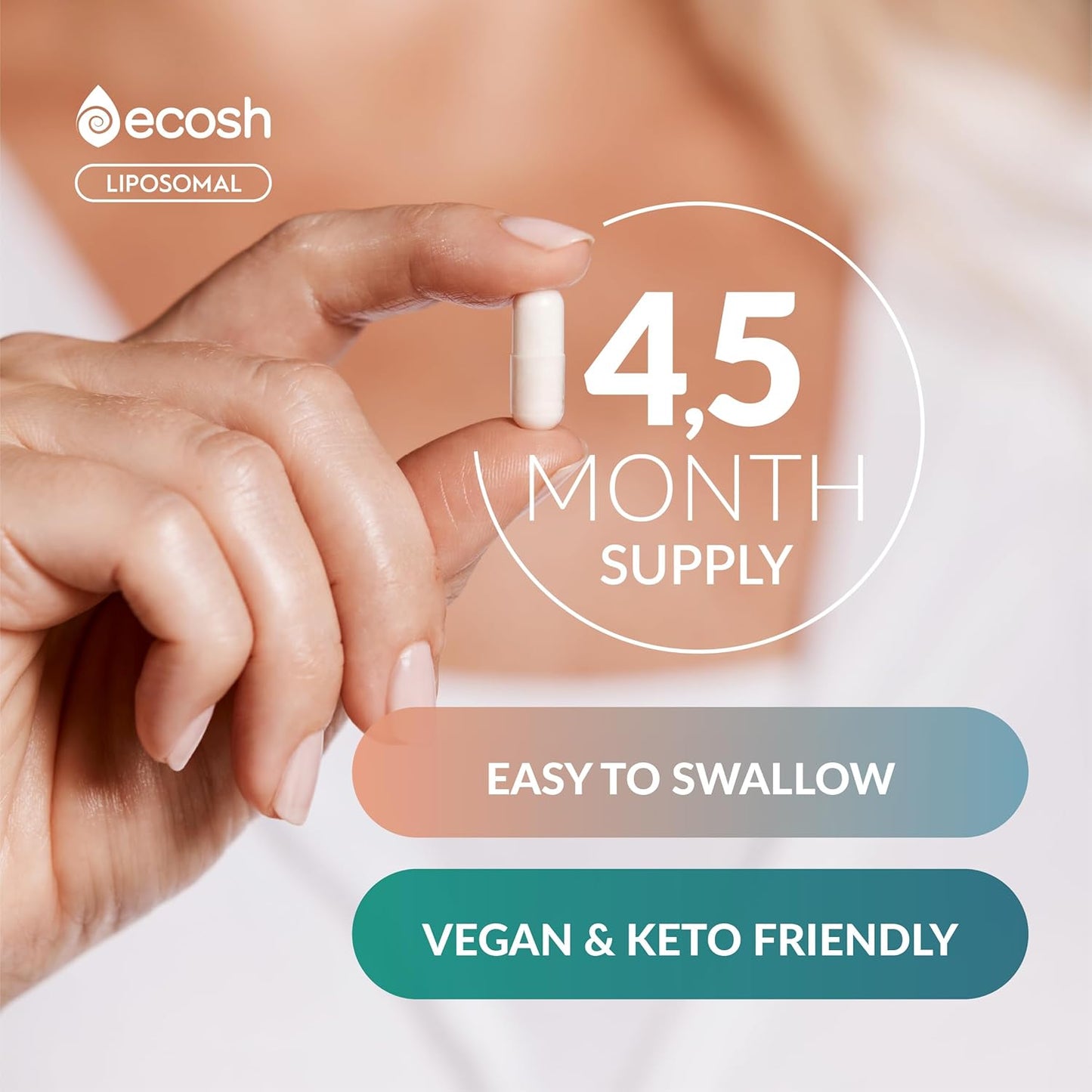 High Absorption Liposomal Magnesium Citrate Capsules for Constipation, Sleep, Muscle Cramps & Recovery | 270 ct Veg Capsules | Non-GMO