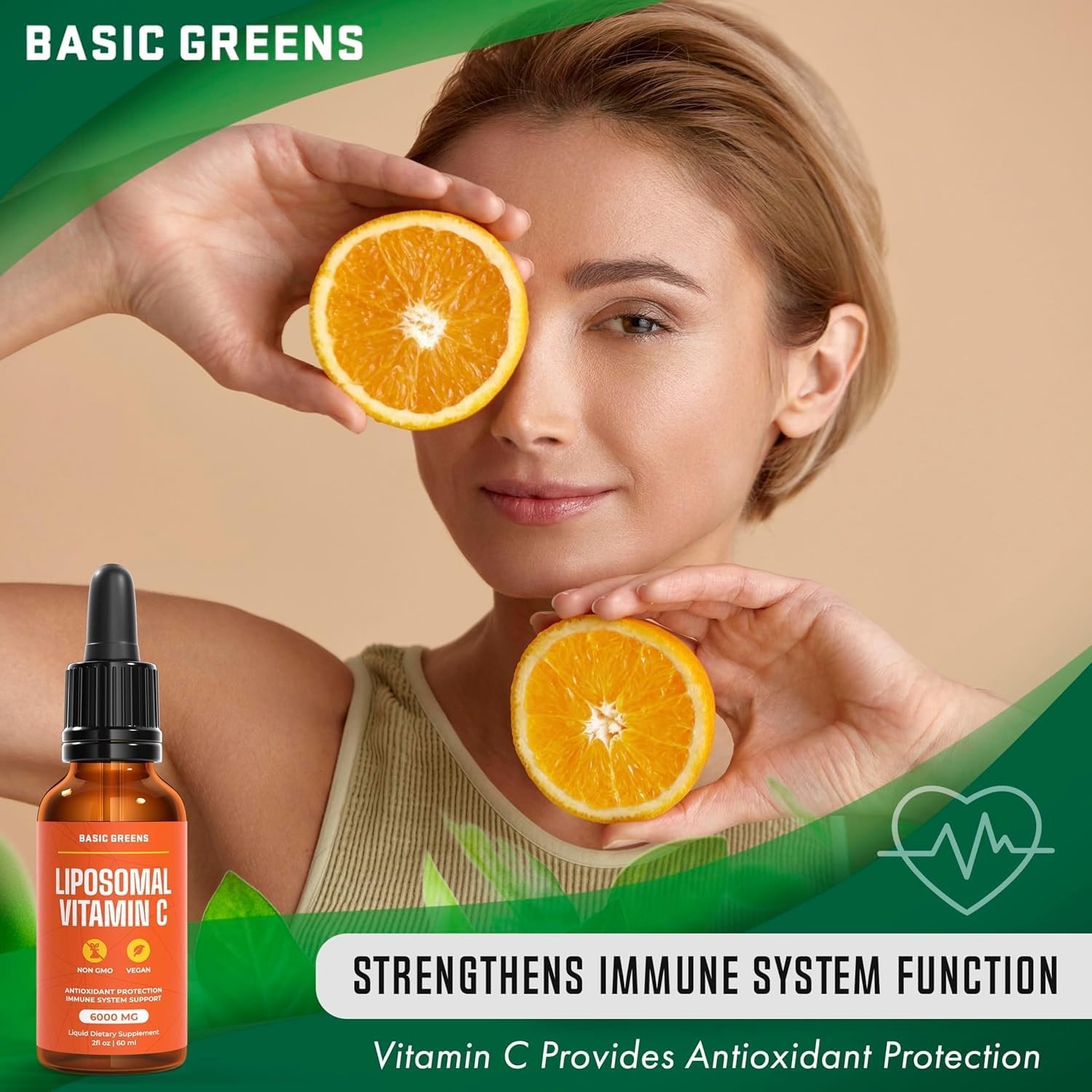 High Absorption Liposomal Vitamin C Liquid for Immune Support & Antioxidant Boost - Non-GMO Vegan Supplement - BoostGo Australia