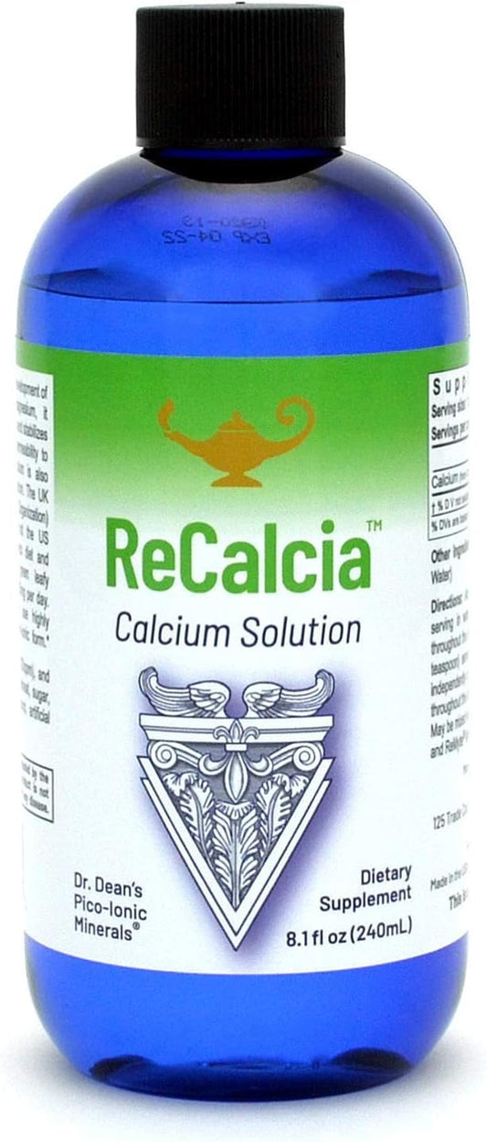 High Absorption Liquid Calcium Solution by Dr. Carolyn Dean - 240 MLS, High Concentration PicoMeter Calcium