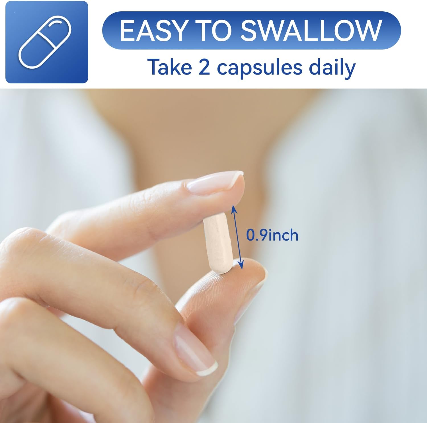 High Absorption Magnesium Glycinate Capsules 380mg - 90 Count Supplement for Muscle, Heart, Nerve Support - Non-GMO & Gluten Free