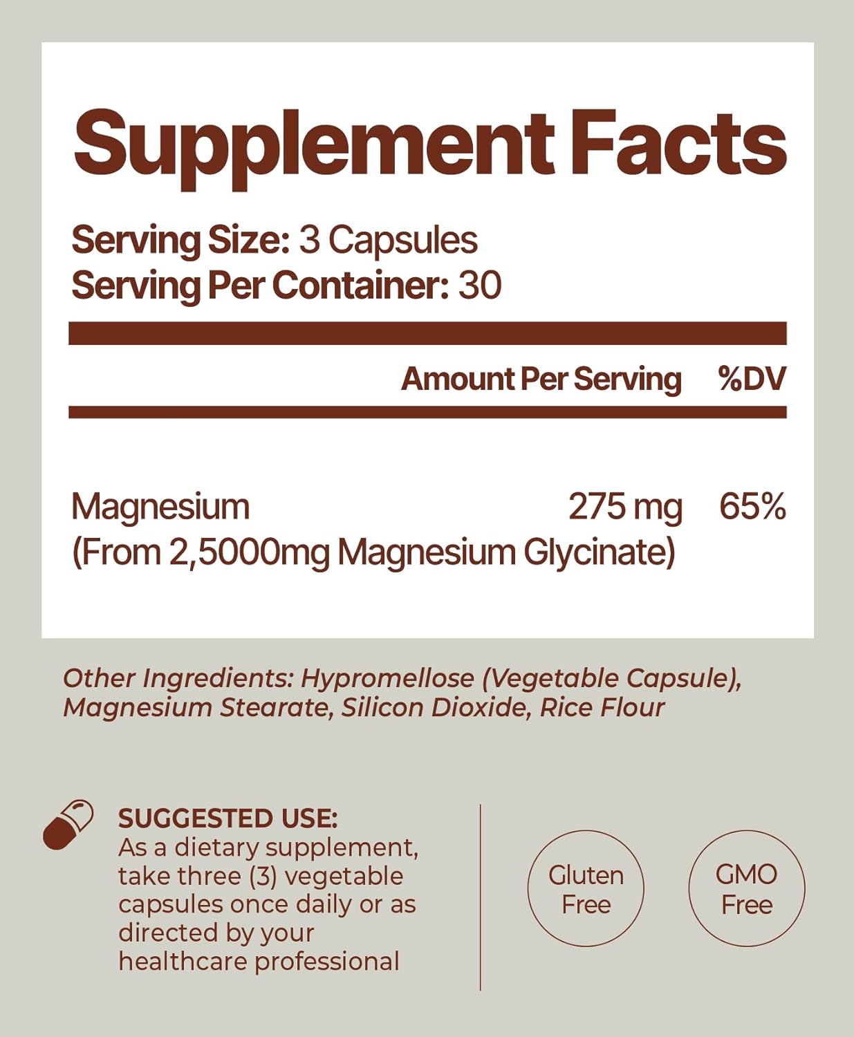 High Absorption Magnesium Glycinate Supplement - 90 Vegan Capsules for Restful Sleep & Calm Mood - Supports Muscle, Bone, and Nerve Health