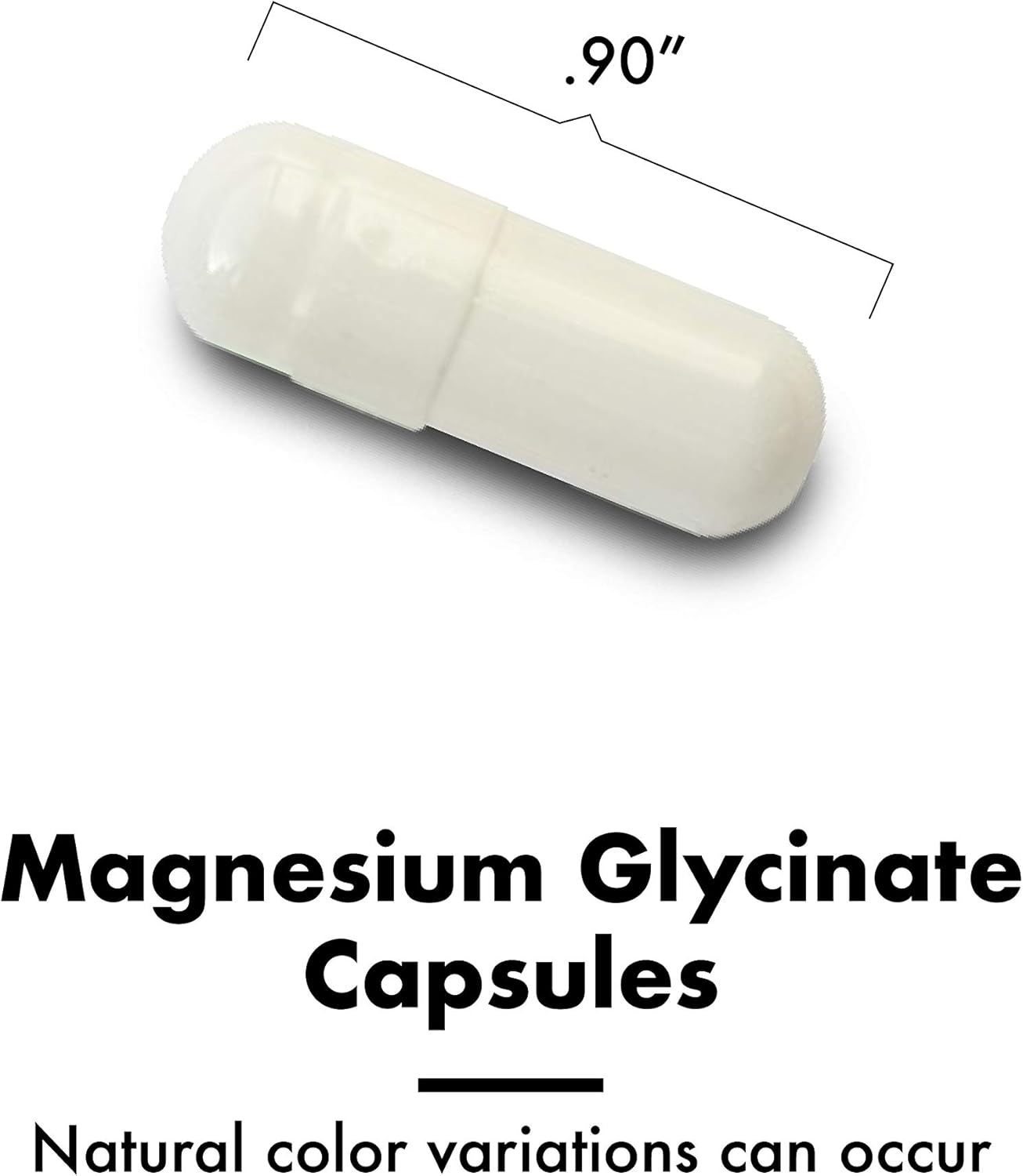 High Absorption Magnesium Glycinate Supplement 525mg - Vegan & Non-GMO - 120 Capsules - Supports Magnesium Levels