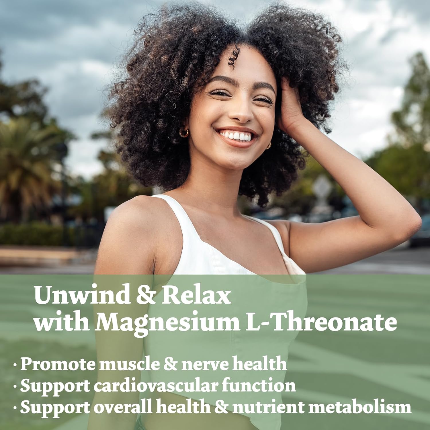 High Absorption Magnesium L-Threonate Capsules for Rest and Cognitive Support - 1,800 mg - 90 Count