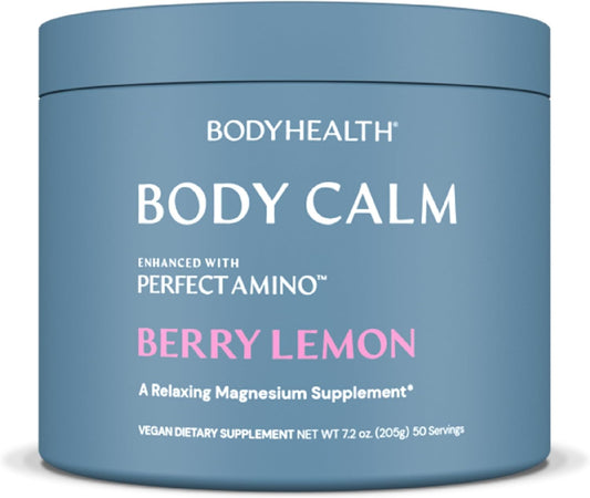 High Absorption Magnesium Powder with PerfectAmino for Sleep Support - Berry Lemon Flavor - 50 Servings