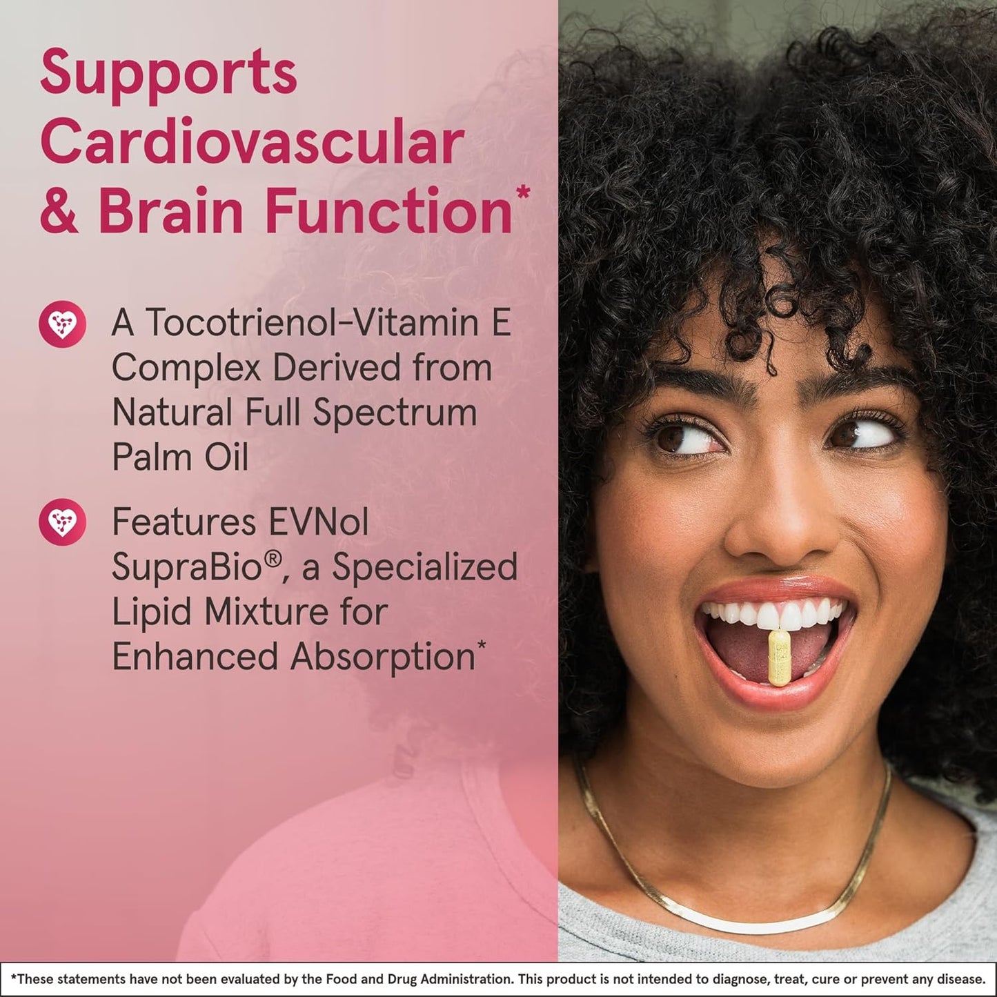 High Absorption Tocotrienol-Tocopherol Complex for Cardiovascular Health & Brain Function, 60 Softgels