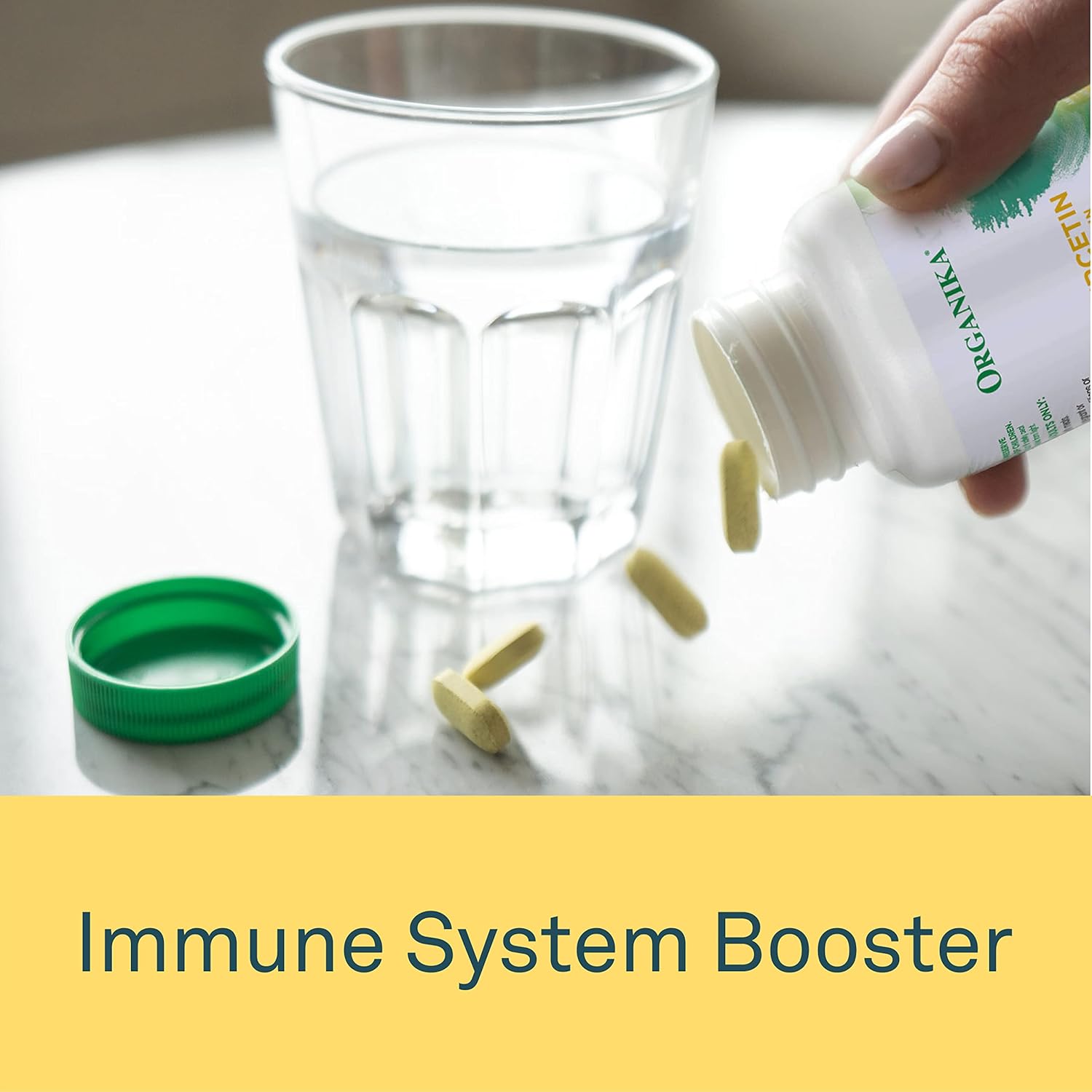High Bioavailability Quercetin with Bromelain Tablets for Immune Support & Allergy Relief - 120 Count