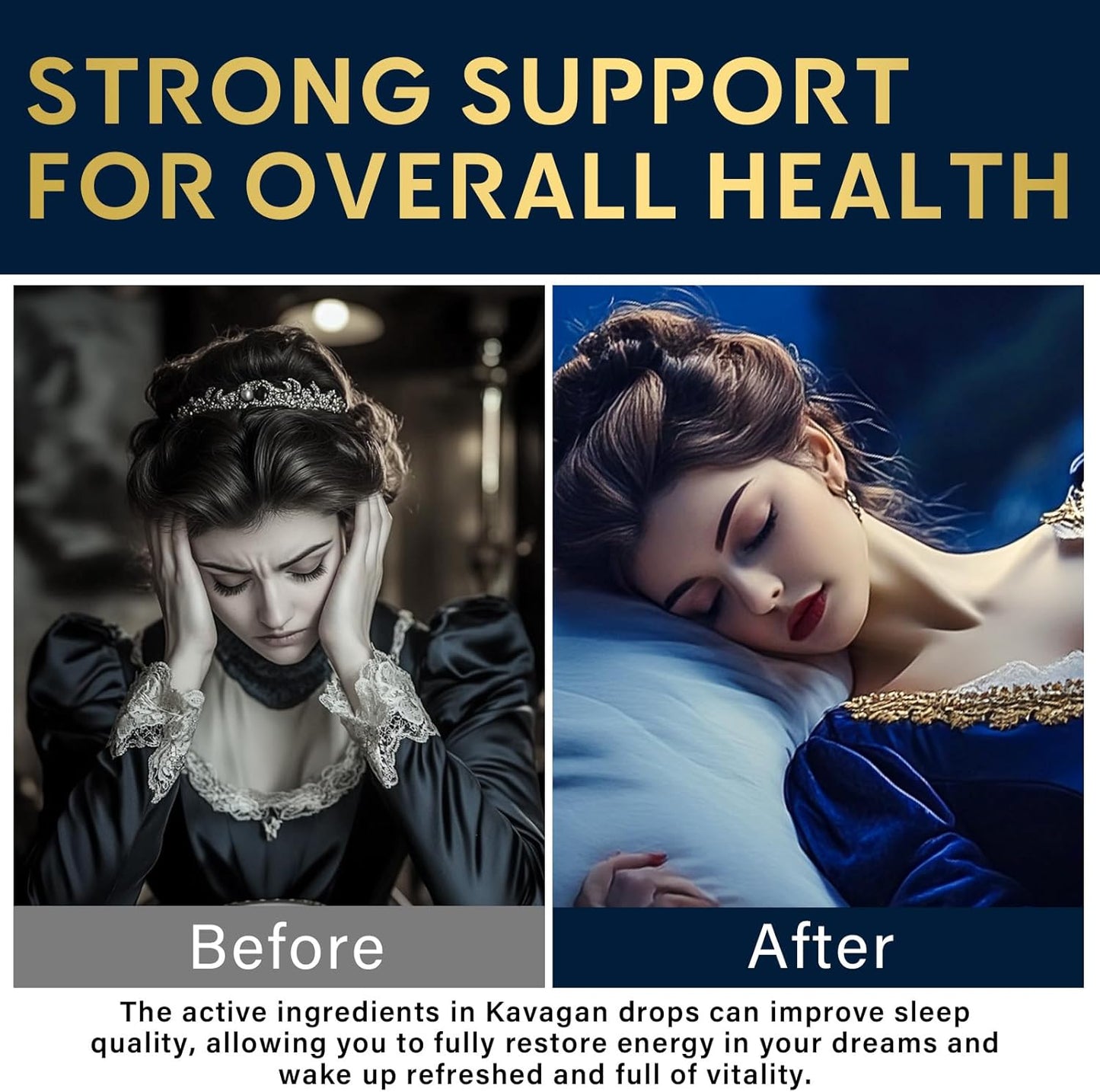 High Concentration Kava Root Extract Drops for Relaxation, Cognitive Support, and Immune System - 60 ml