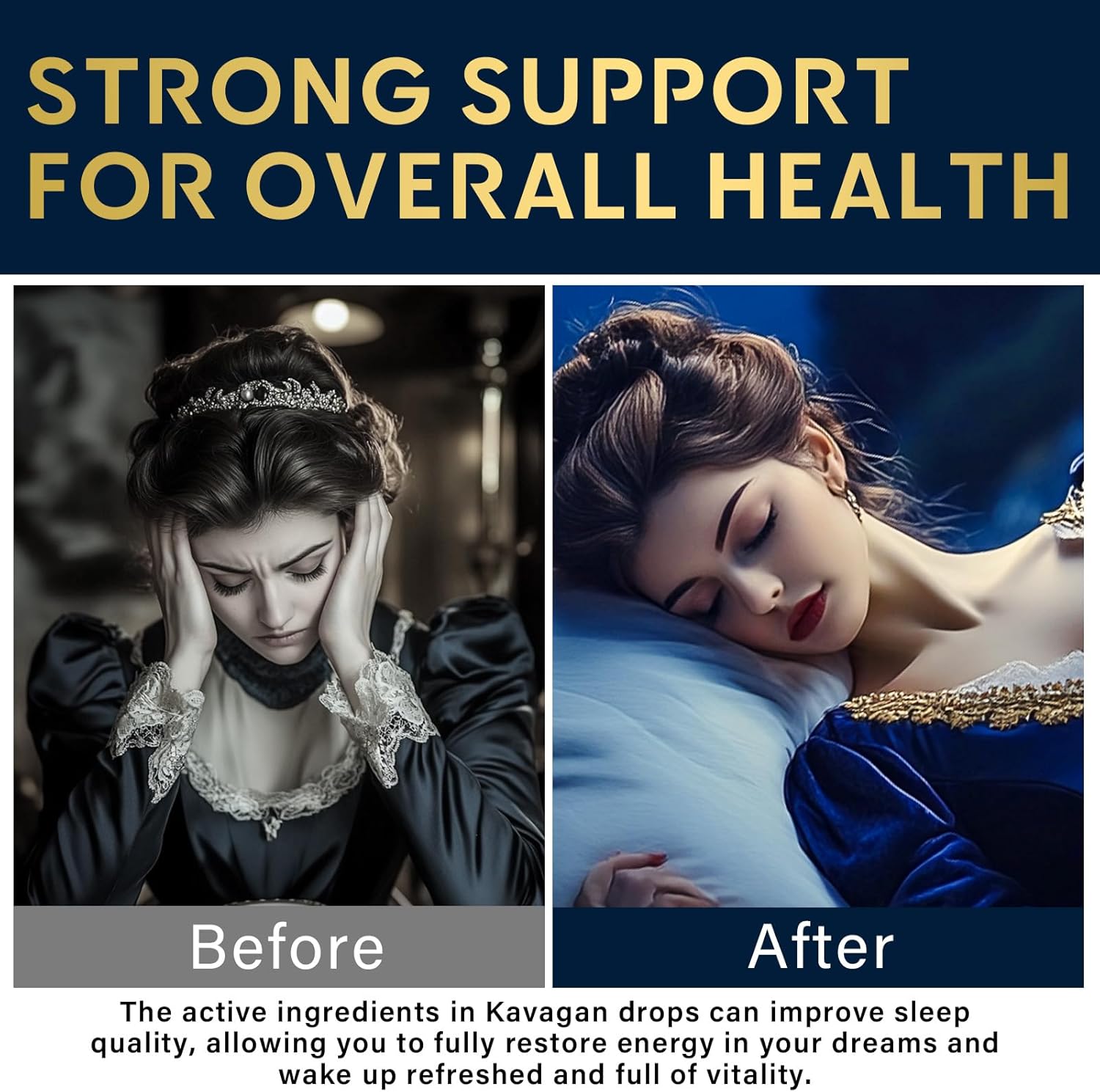 High Concentration Kava Root Extract Drops for Relaxation, Cognitive Support, and Immune System - 60 ml