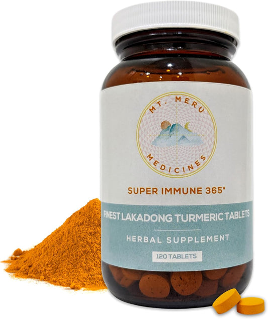 High-Curcumin Lakadong Turmeric Tablets with Black Pepper - Supports Joint, Heart, Immune Health - 120 Vegan Tablets - BoostGo Australia