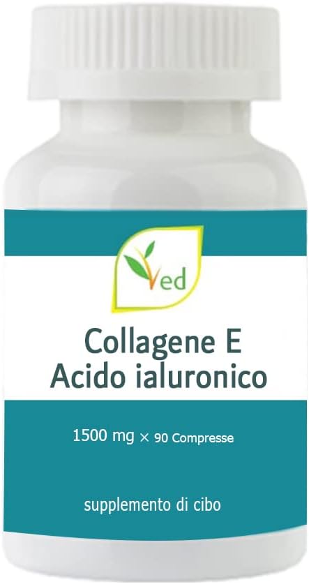 High-Dose Collagen & Hyaluronic Acid Tablets - 90 Count, 1500mg per Tablet