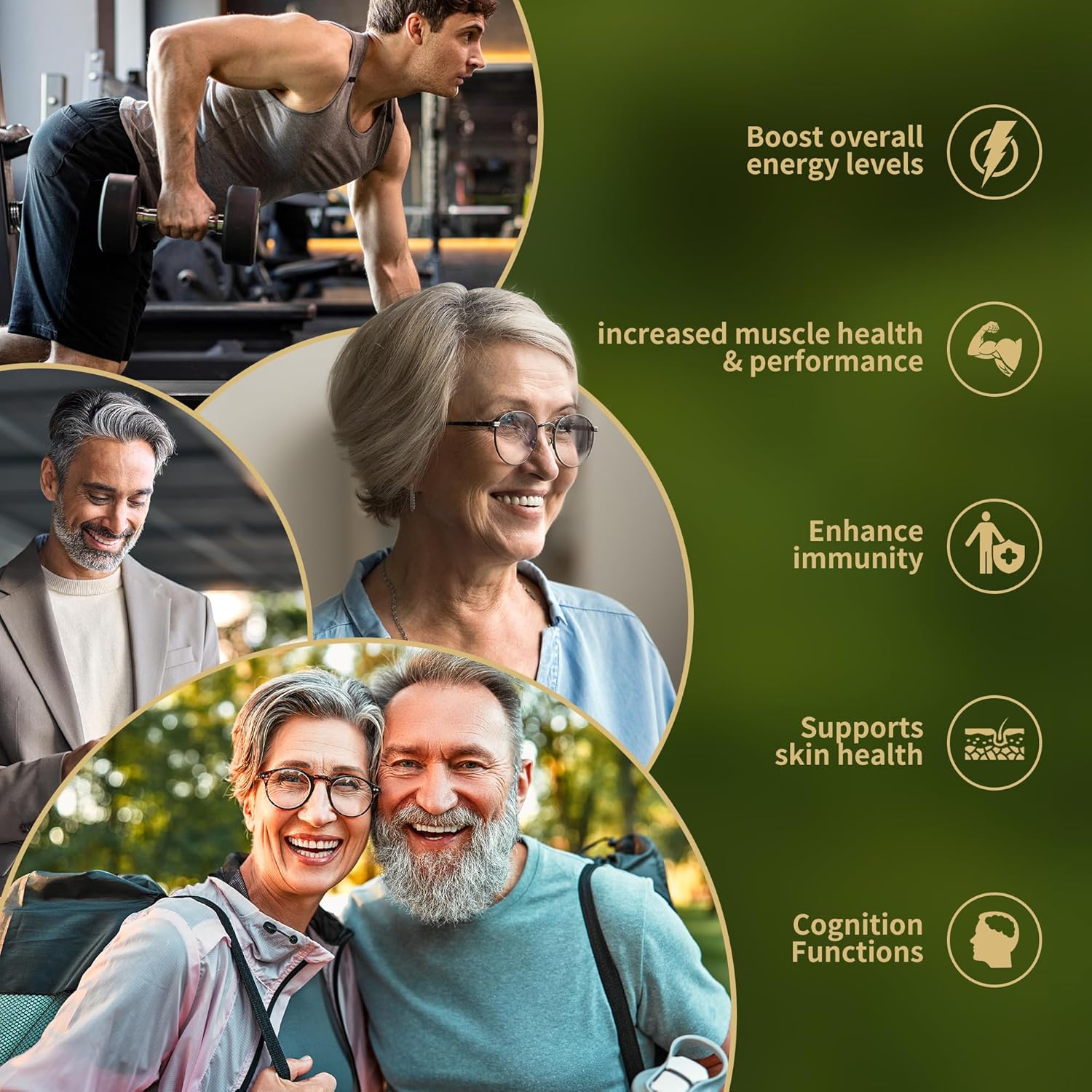 High Efficiency Liposomal NAD+ Nicotinamide Riboside Supplement 900mg with Resveratrol and Quercetin for Energy Boost - 120 Capsules for Men and Women