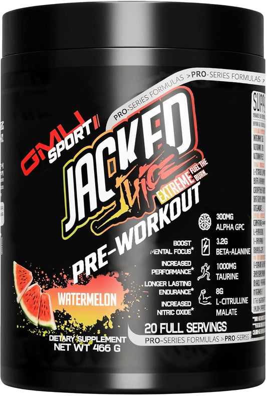 High Energy Pre-Workout Powder with Citrulline Malate, Creatine & B-Vitamin Boost - 40 Servings